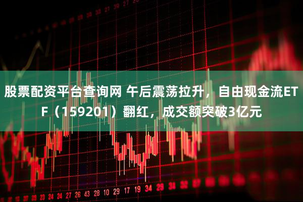 股票配资平台查询网 午后震荡拉升，自由现金流ETF（159201）翻红，成交额突破3亿元